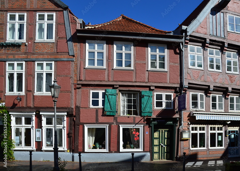 Obraz premium Historical Buildings in the Old Hanse Town Stade, Lower Saxony