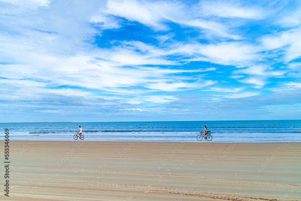 Casino beach, world's longest sea sandy beach Casino beach, world's longest sea sandy beach