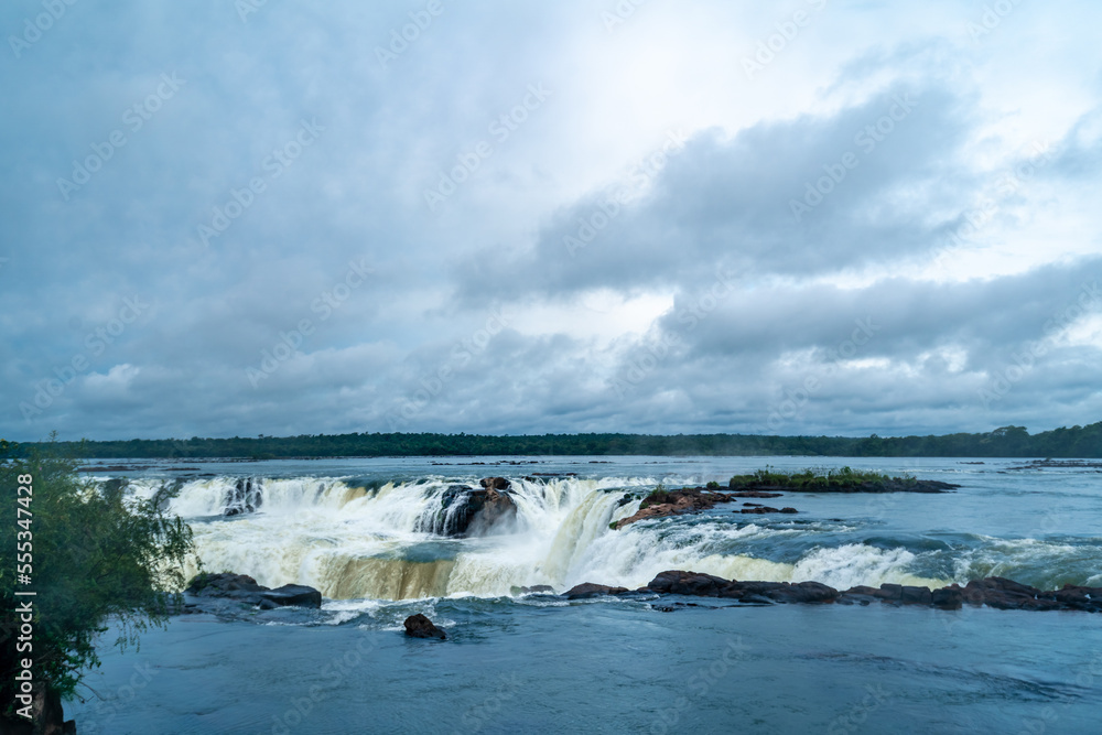 the largest system of waterfalls on Earth Iguazu view from a helicopter the largest system of waterfalls on Earth Iguazu view from a helicopter