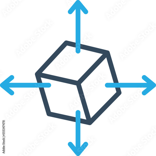 3d Modeling Vector Icon
