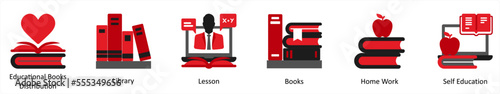educational books distribution, library, lesson