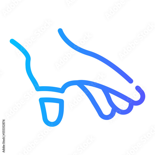 amputation gradient icon