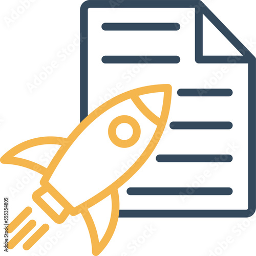 Rocket Requirement Vector Icon

