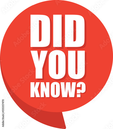 Did you know? comic speech bubble in pop art style. Comic speech. Dialog window. Yellow banner for sale.