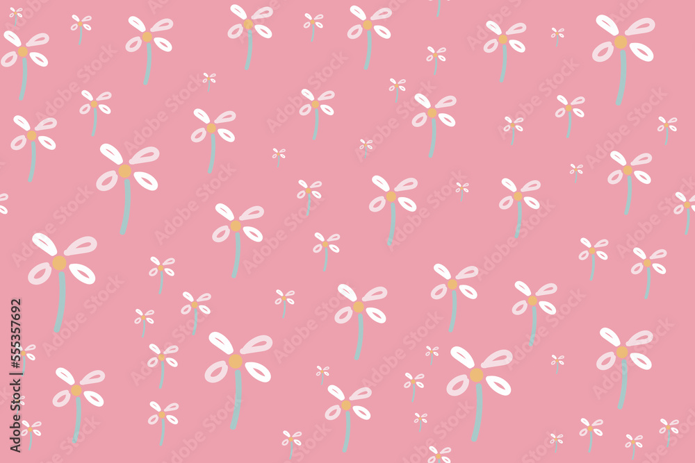 Simple botanical flower seamless patterns vector ornament design It's a form created by freehand merging. Create beautiful fabric patterns designed for print used in the ,wallpaper,paper,fabric, Simple botanical flower seamless patterns vector ornament design It's a form created by freehand merging. Create beautiful fabric patterns designed for print used in the ,wallpaper,paper,fabric,