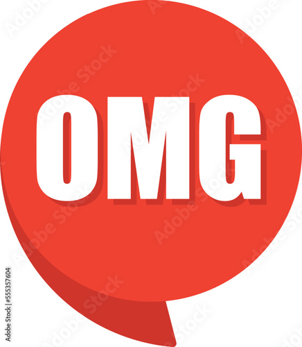 omg comic speech bubble in pop art style. Comic speech. Dialog window. Yellow banner for sale.