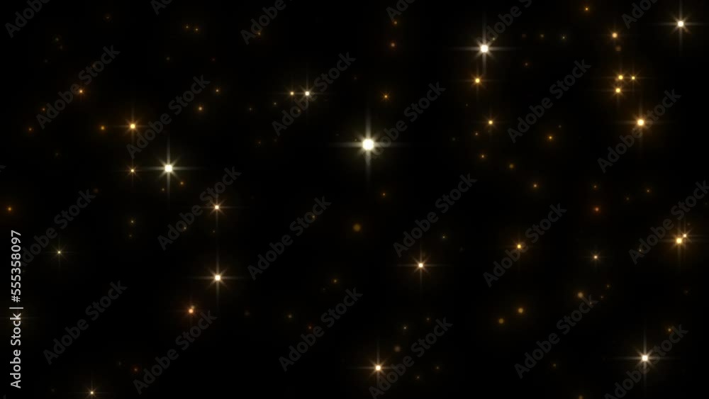 blinking golden shine stars video light loop blinking golden shine stars video light loop