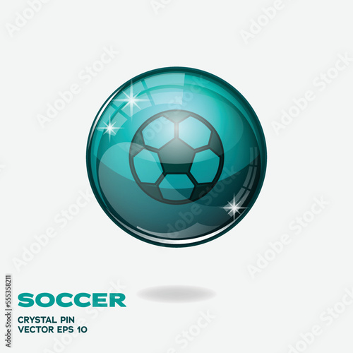Soccer 3D Buttons