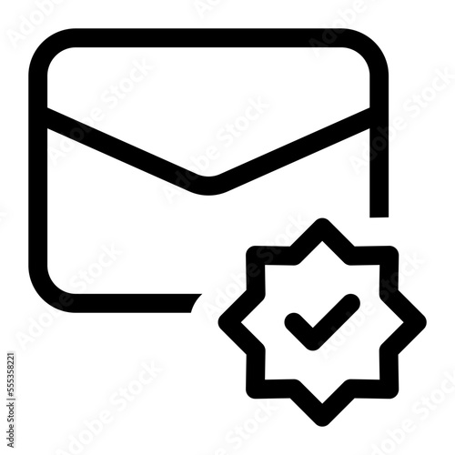 mail verified badge icon