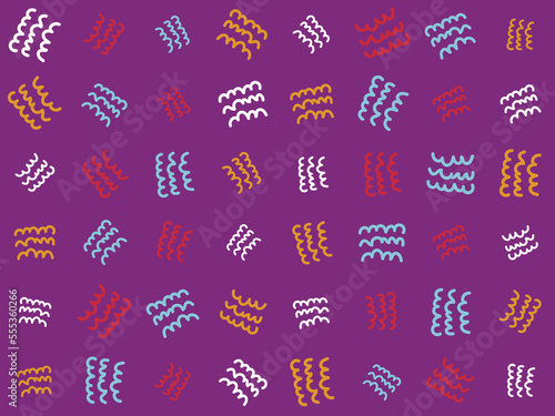 Freehand Pattern Zigzag shapes print fabric Seamless Pattern Design Uzbek ikat-traditional silk product in Uzbekistan and Central Asia,