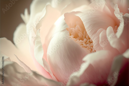 Beautiful delicate blooming peony petals background  aesthetic  macro  closeup  bridal  wedding  floral 