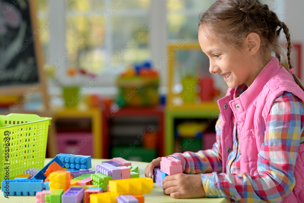 little girl playing at home little girl playing at home