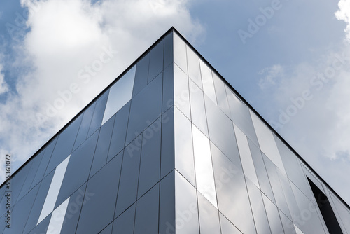 modern office building aluminium composite panel facade cladding building 