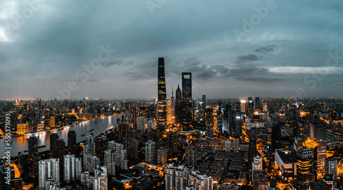 Canvas Print shanghai city