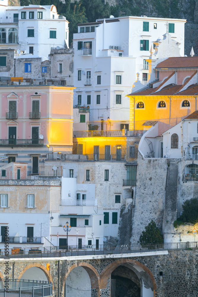view of the Amalfi coast