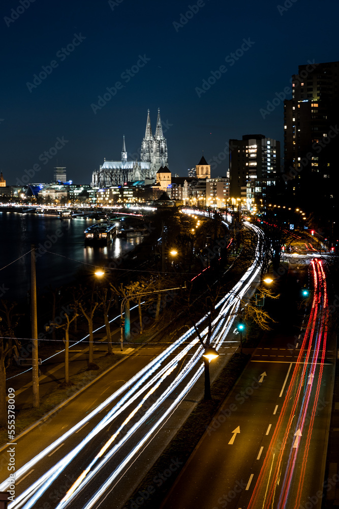 Cathedral and Light Trails