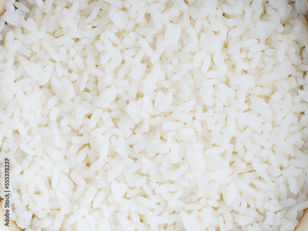The texture of already cooked rice. The texture of already cooked rice.