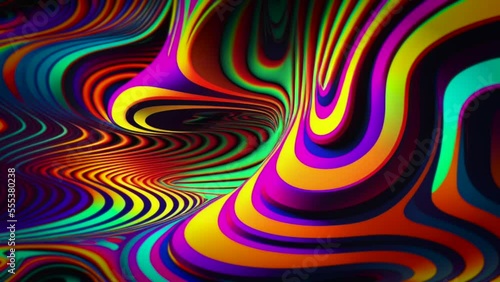 A trippy stripy swirly background with an acid DMT concept photo