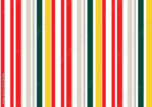 Striped vector Seamless pattern, striped fabric prints A symmetrical stripe pattern with small-scale, vertical awning stripes, similar to the stripes on a candy stick.