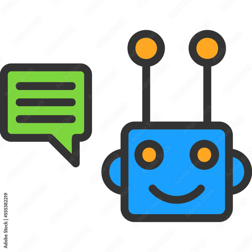 Fototapeta premium Chatbot Icon