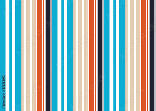 Striped vector Seamless pattern striped fabric prints Relatively wide, even, usually vertical stripes of solid colour on a lighter background. It resembles the pattern on awning fabrics.