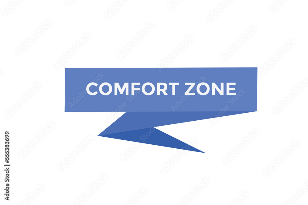 Comfort zone button web banner templates. Vector Illustration
Comfort zone button web banner templates. Vector Illustration