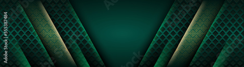 dark green overlay layers backdrop geometric background exclusive design shape luxury graphic illustration pattern