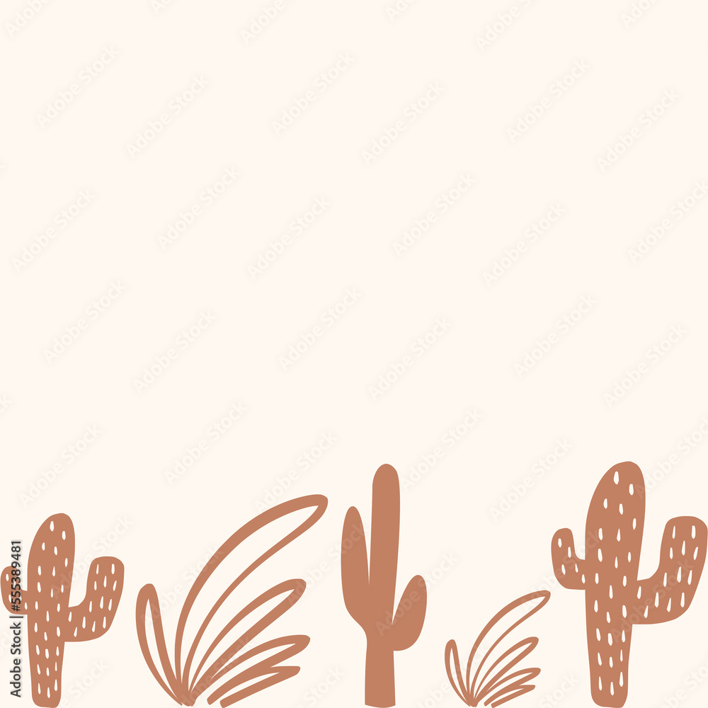 Fototapeta premium Desert Background Poster