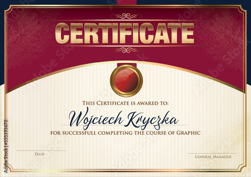 certificate or diploma template