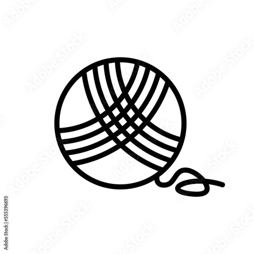 Sewing thread icon vector design template
