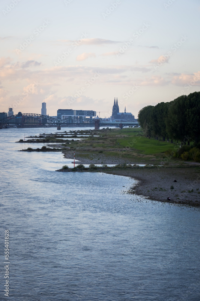 Cologne river panorama