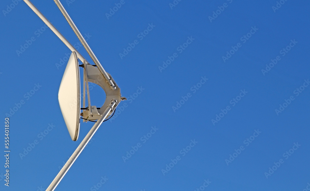 Central part of a telecommunications antenna Central part of a telecommunications antenna