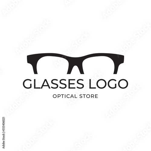 Glasses Logo Design vector . logo for glasses shop
