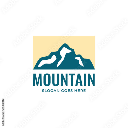Mountains logo design vector template