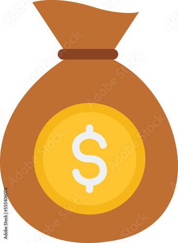Dollar Sack Vector Icon
