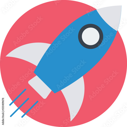 Startup Rocket Vector Icon 