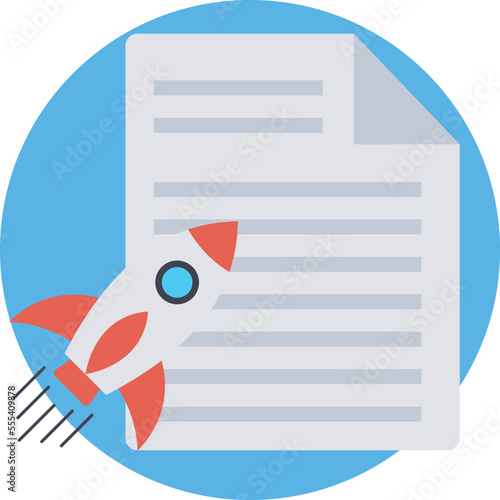Rocket Requirement Vector Icon
