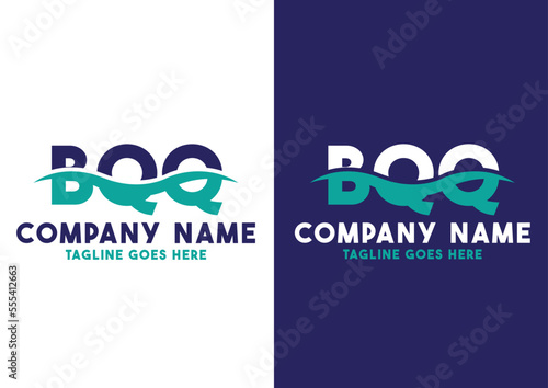 Letter BQQ logo design template, BQQ logo photo