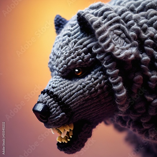 close up of wool wolf © Adrian