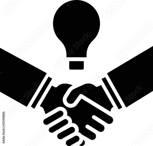 Creative Partnership Vector Icon
