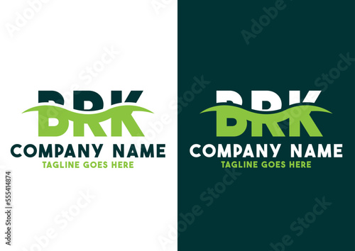 Letter BRK logo design template, BRK logo
