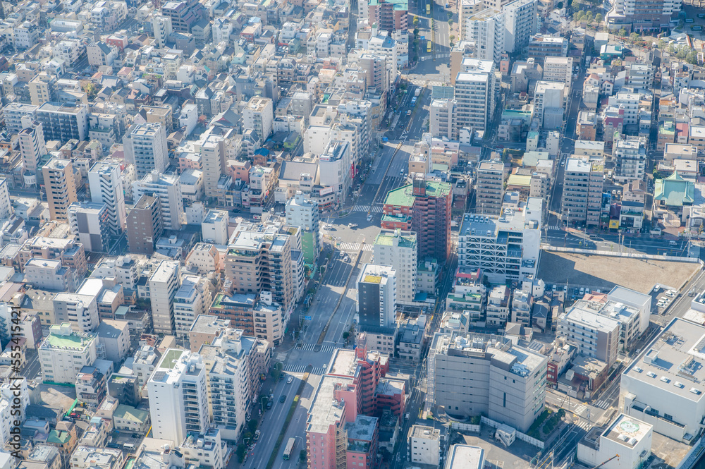 Fototapeta premium 日本 東京都 都市風景 素材 イメージ