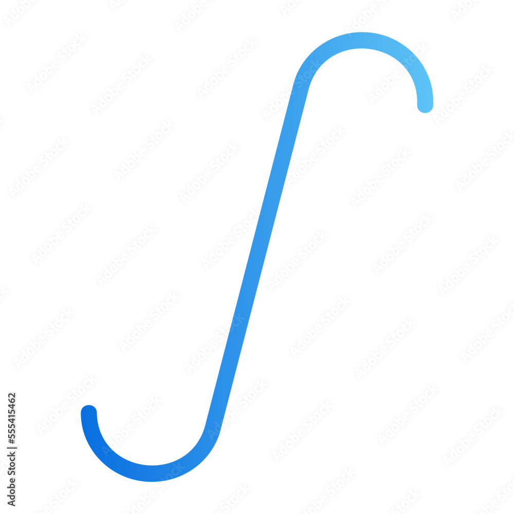 integral gradient icon integral gradient icon