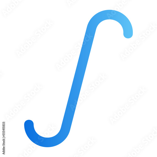 integral gradient icon