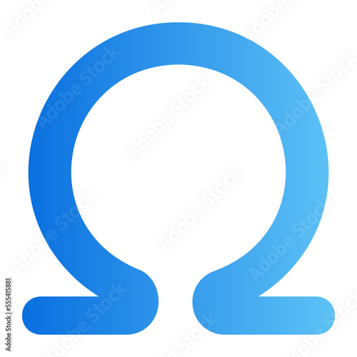 omega gradient icon