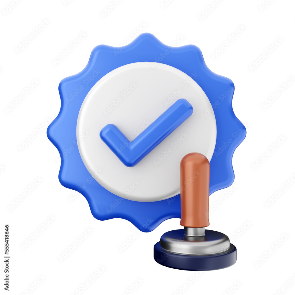 3d Verification icon illustration render illustration 3d Verification icon illustration render illustration