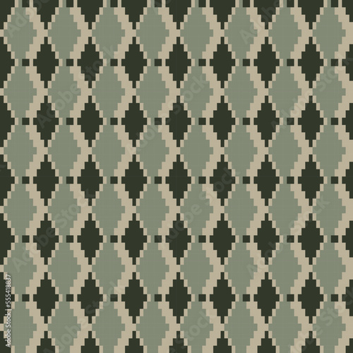 Argyle Fair Isle Seamless Pattern Design
