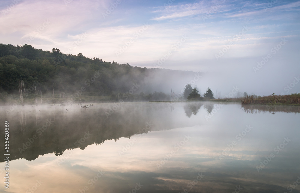 Fototapeta premium Pleasant Creek WMA at Sunrise