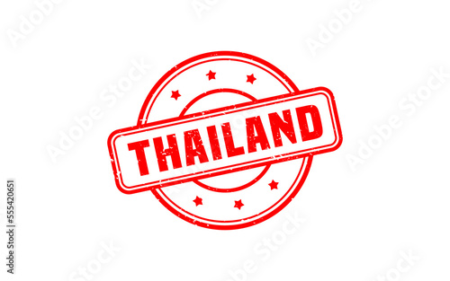 THAILAND rubber stamp with grunge style on white background