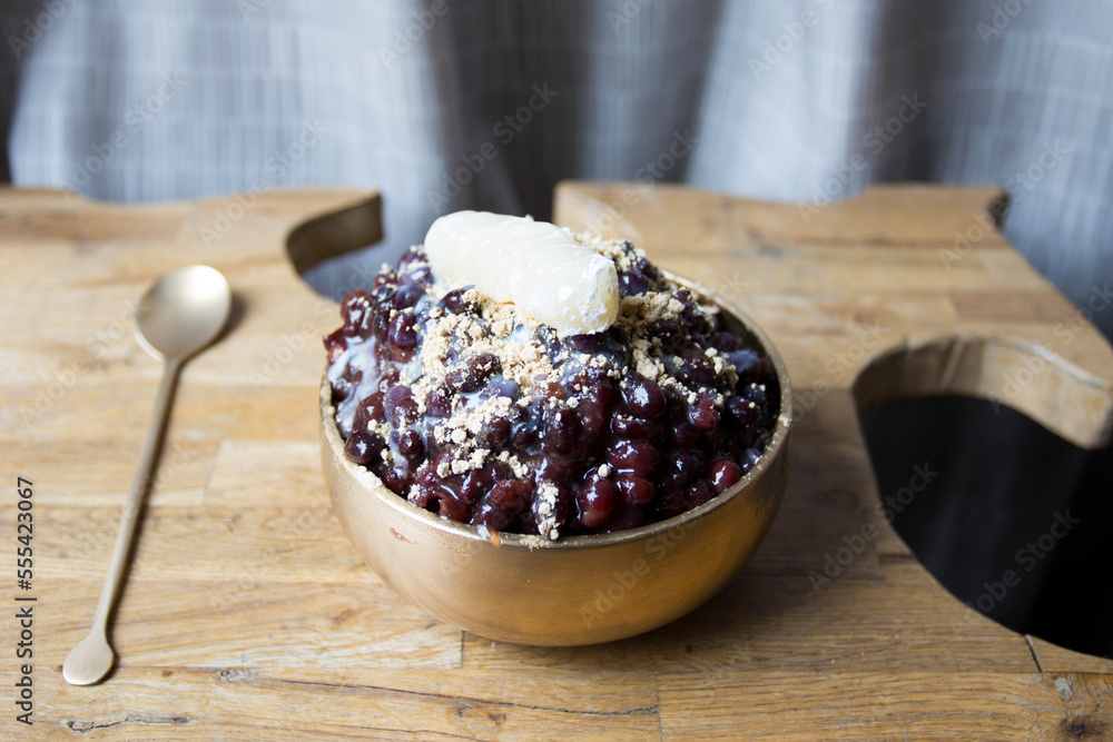 Dessert with adzuki. The adzuki bean is the second most consumed legume ...
